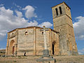 La Vera Cruz Church, built in the year 1208.