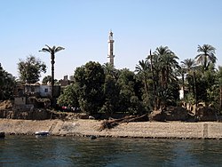 Banks of the Nile at Armant