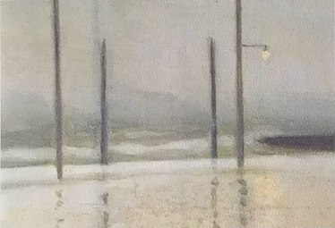 Wet Night, Brighton, 1930, private collection