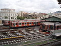 ISAP trainsets at Thissio depot
