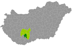 Bonyhád District within Hungary and Tolna County.