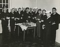 Hanukah party held for Jewish servicemen, 1952