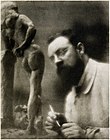 Henri Matisse and La Serpentine, fall 1909, Issy-les-Moulineaux, photograph by Edward Steichen