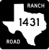 Ranch to Market Road 1431 marker