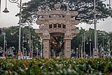 Torana Gate, built in 2015, at Brickfields in Kuala Lumpur, Malaysia.