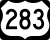 U.S. Highway 283 Spur marker