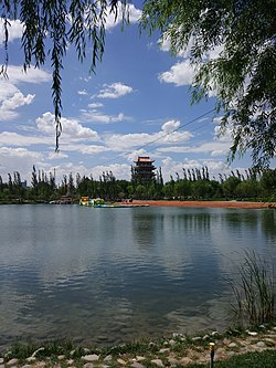 Yuzehu Park, Yumen, Gansu Province