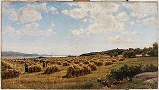 Oat Harvest on the Hisingen Island, 1878
