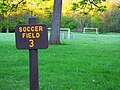Soccer field signage