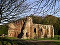 Image 21Furness Abbey, founded in 1123 by Stephen, King of England, attacked by the Scots in 1322 (from History of Cumbria)