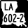 Louisiana Highway 602-2 marker