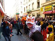 Chinese new year celebration in Lyon, France