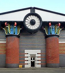 Pumping Station, Isle of Dogs, London, John Outram, 1988[58]