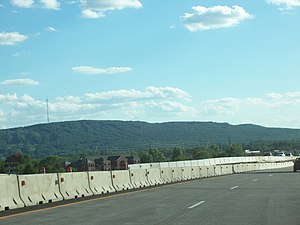 Rib Mountain from Interstate 39