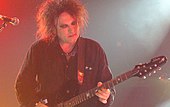 Musician Robert Smith performing in 2007.