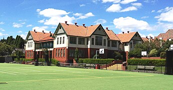 The Junior School (shown 2012) was the first part of the school to move to the current Hawthorn site