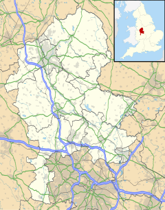 Bignall End is located in Staffordshire