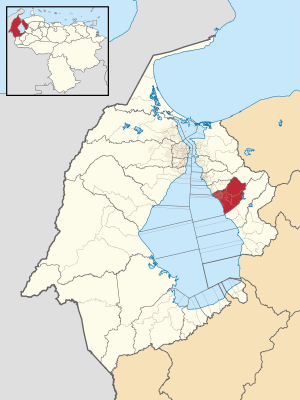 Location in Zulia
