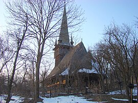 Wooden church in Agârbiciu
