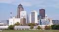 Image 50Skyline of Des Moines, Iowa's capital and largest city (from Iowa)
