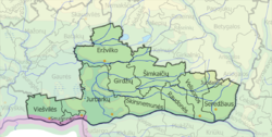Location of Jurbarkas