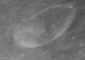 Oblique Apollo 11 image of Knox-Shaw (Banachiewicz F)