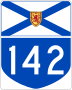 Highway 142 marker