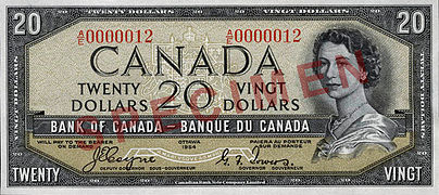 $20 banknote, "Devil's Head" printing