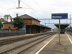 The main line platforms