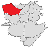 Ajapnyak district shown in red