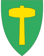 Coat of arms of Ballangen Municipality (1980-2019)