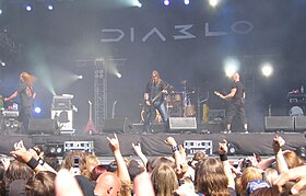 Diablo at Tuska Open Air in 2006
