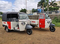 Erisha electric passenger and cargo Auto rickshaws in India