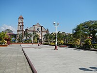 Town plaza overlooking Sts. Peter & Paul Parish Church