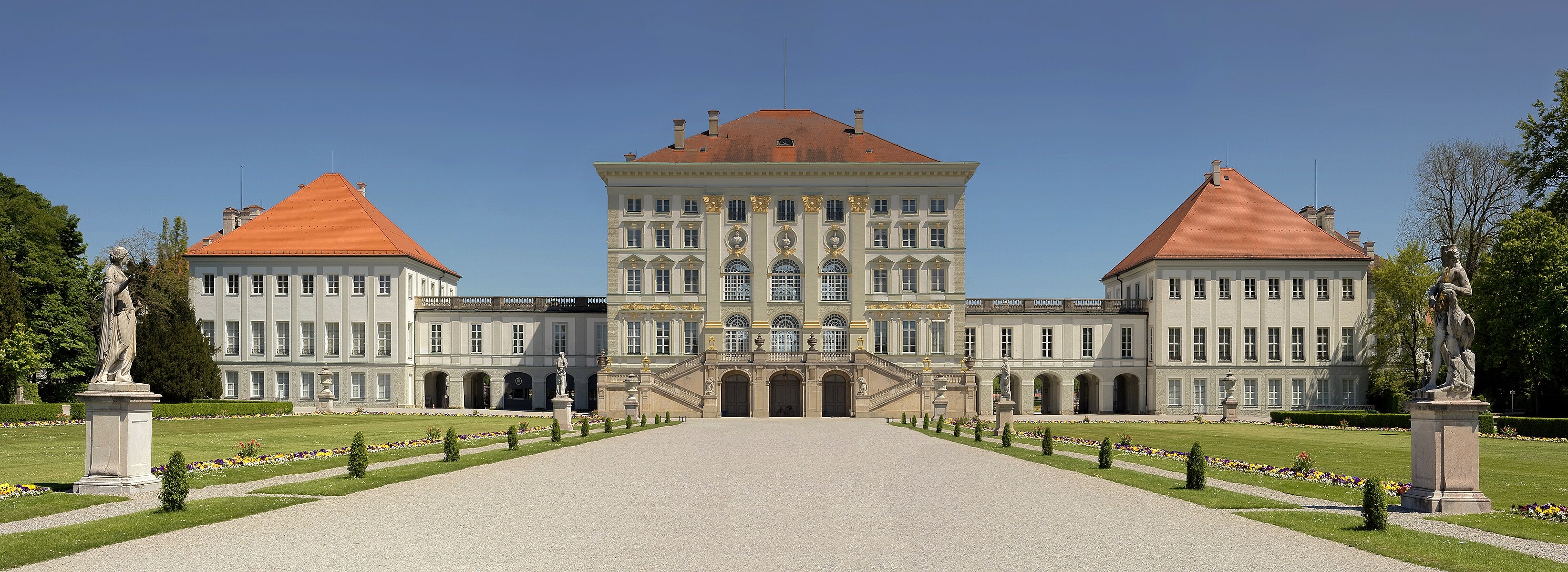 The Nymphenburg Palace (German: Schloss Nymphenburg) is a Baroque palace in Munich, Bavaria, Germany.