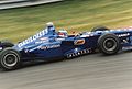Olivier Panis driving the Prost AP01 at the 1998 Canadian Grand Prix.