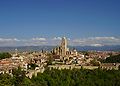 Segovia panorama as seen from the alcazar.