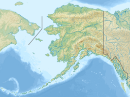 Location of Redoubt Lake in Alaska