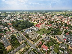 Aerial view of Janów Lubelski