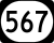 Kentucky Route 567 marker