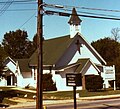 Calvary Tabernacle (formerly, Saint Andrew's Chapel and Episcopal Church and also the Fourth Church of Christ, Scientist, Baltimore), at 6010 Old Harford Road; looking northwest in 1982.