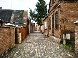 Kranto II street in the old town