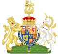 Coat of arms of Henry as a son of the Sovereign