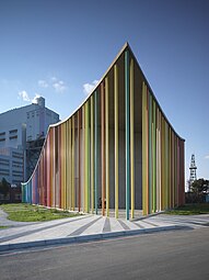 Xiafu Activity Center, Xiafu, Taiwan, by IMO Architecture + Design and JC Cheng & Associates, Architects & Planners, 2017[84]