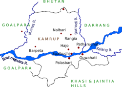 Location of Kamrup