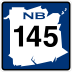 Route 145 marker