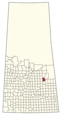 Location of the RM of Kelvington No. 366 in Saskatchewan
