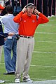 Tuberville before the 2007 Vandy game, his 100th career win.