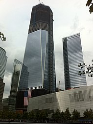 Progress as of September 17, 2011. Steel is at 83 floors, glass at 58 floors and concrete at the 72nd floor.