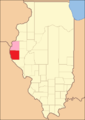 When it was created, Hancock County was temporarily attached to Adams until it could organize a county government.[3]